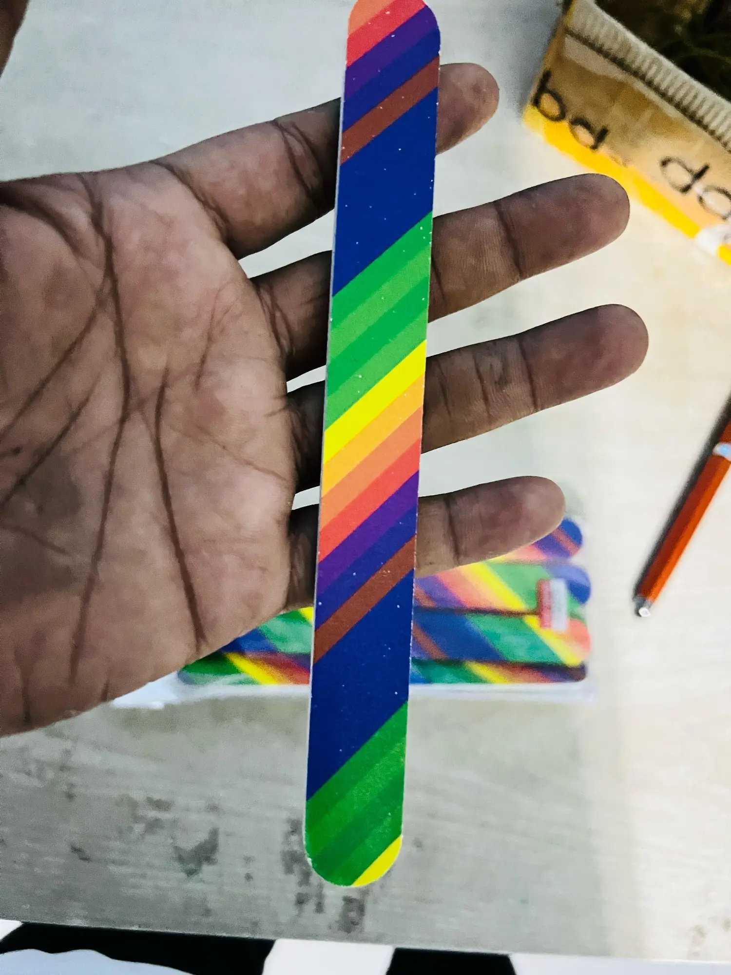 Picture of Nail Buffer Files Smooth And Shine Natural Finger Nails Cushion Manicure 1pcs