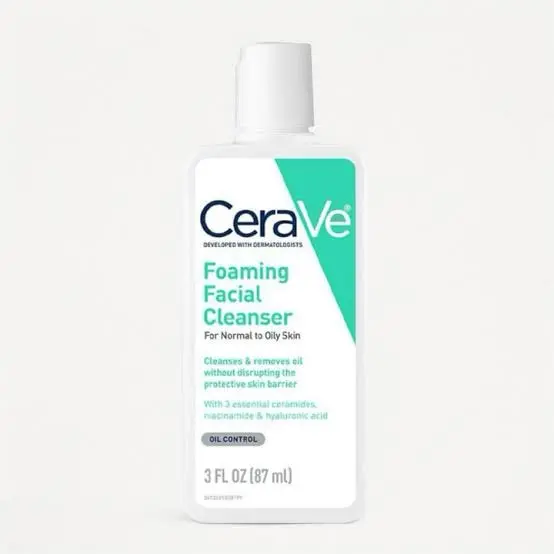 Picture of CeraVe Foaming Facial Cleanser For Normal To Oily Skin 87ml