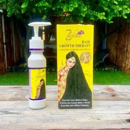 Picture of Zafran Hair Loss Combo - Zafran Hair Growth Therapy Oil 150ml & Zafran Hair Mask 120ml