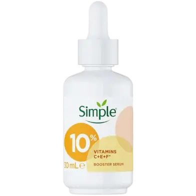 Picture of Simple Serum With 10% Vitamin C+E+F 30ml | For Youthful Glowing Skin & Instant Visible Results | For All Skin Types