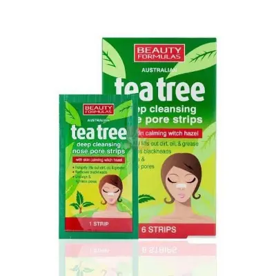 Picture of Tea Tree Deep Cleansing Nose Pore Strips - 6ps