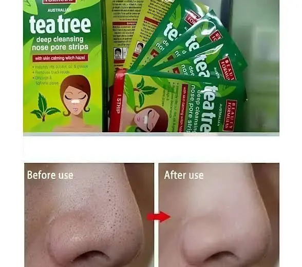 Picture of Tea Tree Deep Cleansing Nose Pore Strips - 6ps