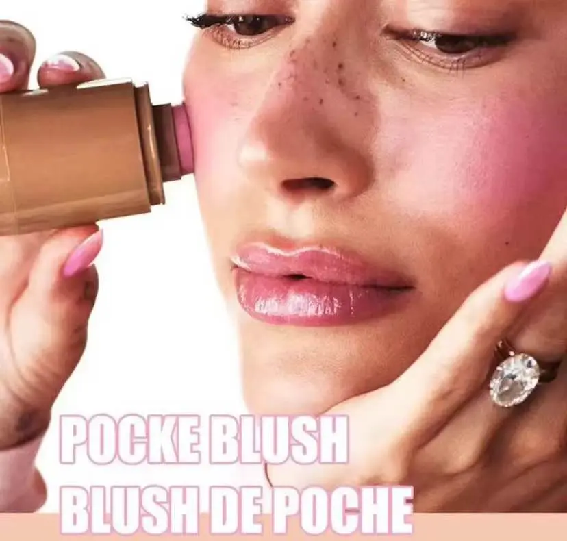 Picture of Rhode Cinnamon Roll Lip Balm Jelly Bean Lip Balm Gloss Lip Moisturizing Pocket Blush Stick Waterproof Blusher