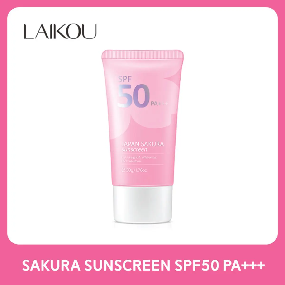 Picture of Laikou Japan Sakura Face Sunscreen, SPF50++ 50 gm