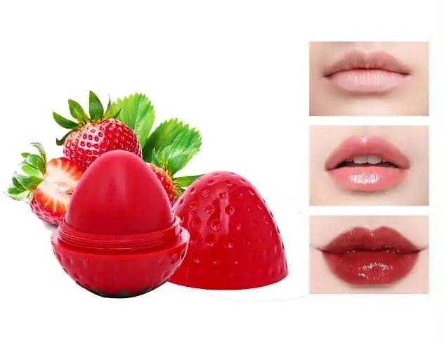 Picture of Forzero Strawberry Lip Balm Moisturizing Smooth Lip Lines Anti-Drying Lip Care Product