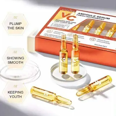 Picture of Sadoer VC Whitening Anti-Wrinkle Ampoule Face Serum 7Pcs