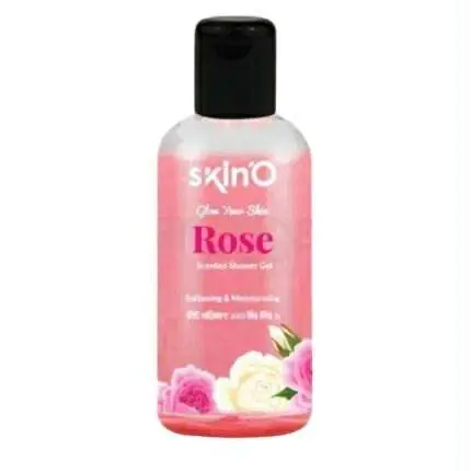 Picture of skinO Rose Scented Shower Gel - 220ml to all skin type
