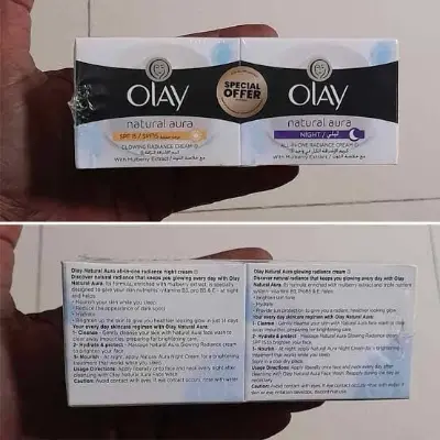 Picture of Olay Natural Aura All in One Radiance Night Cream with Mulberry Extract - 50g (Thailand)