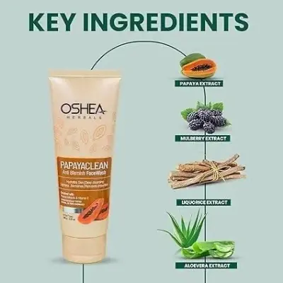 Picture of Oshea Herbals Papayaclean Anti Blemishes Face Wash 100 ml
