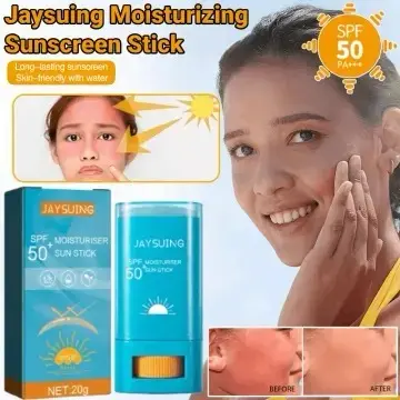 Picture of Jaysuing Sunscreen cream Stick SPF 50+ UV Protective Anti Oxidant sun block Isolation cream Lightweight Korea