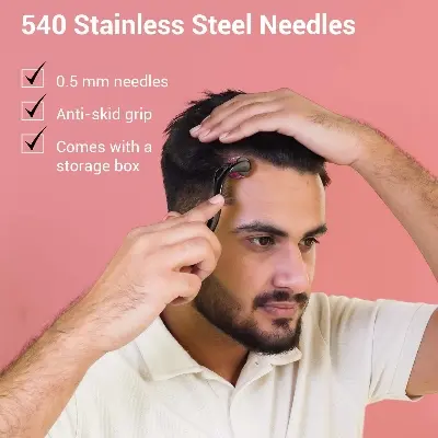 Picture of Derma Roller System For Face & Body 0.50mm 540 Needles Derma Roller