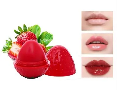 Picture of Forzero Strawberry Lip Balm Moisturizing Smooth Lip Lines Anti-Drying Lip Care Product