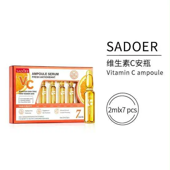 Picture of Sadoer VC Whitening Anti-Wrinkle Ampoule Face Serum 7Pcs