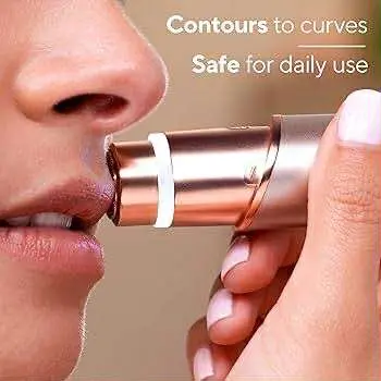 Picture of Finishing Touch Flawless (battery system not rechargeable) Facial Hair Remover For Women - Silver And Rose Gold(Battary system)**no battery with product u have to install****