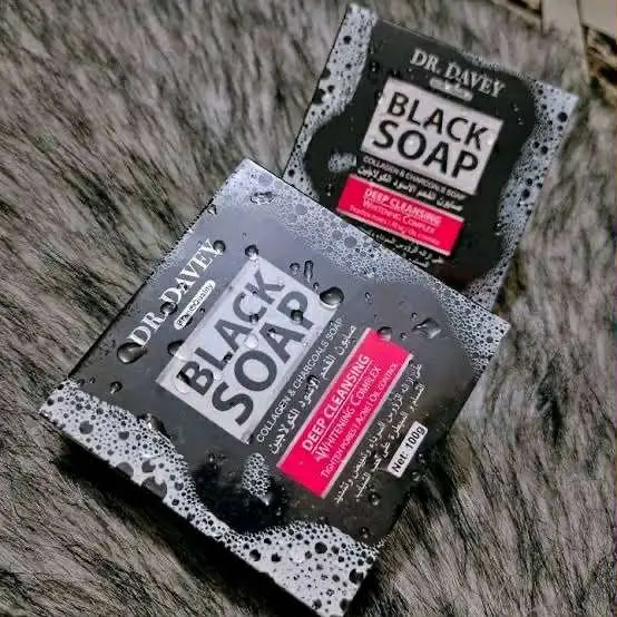 Picture of DR.DAVEY Black Charcoal Soap Cleaning Soap 100g