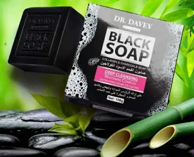 Picture of DR.DAVEY Black Charcoal Soap Cleaning Soap 100g