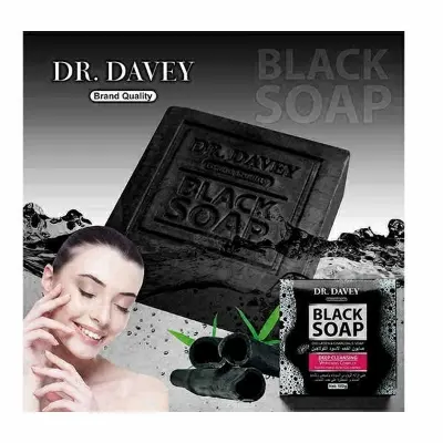 Picture of DR.DAVEY Black Charcoal Soap Cleaning Soap 100g