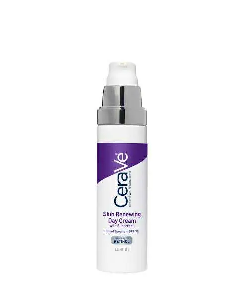 Picture of CeraVe Skin Renewing Day Cream with Sunscreen SPF 30 – Anti-Aging Moisturizer with Encapsulated Retinol, Hyaluronic Acid & Ceramides (50 gm) 2025