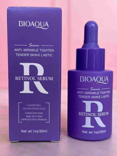Picture of BIOAQUA Facial Retinol Serum 30ml Anti-Wrinkle Tender Skin 8.5% Retinol 5% Hyaluronic Acid Moisturizing Essence