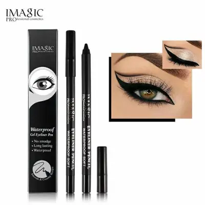 Picture of IMAGIC Gel Eyeliner Pen Long lasting Waterproof Kajal Eyeliner - Black
