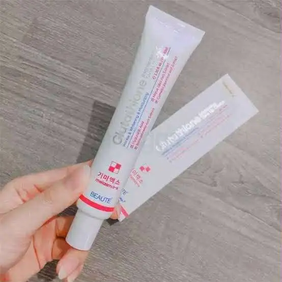 Picture of Beaute Melasma-X Glutathione B r i g h t e n i n g Tone Up Cream 45ml / Beaute Melasma-X 3D W h i t e n i n g Clinic Renewal Cream 40gm | Korea