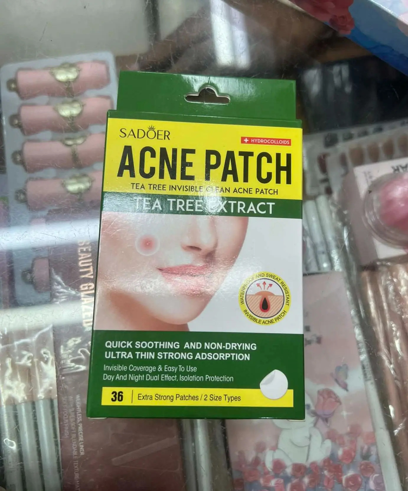 Picture of SADOER Tea Tree Acne Pimple Patch (Pack of 36pcs) - Acne Care, Acne Patch, Pimple Patch