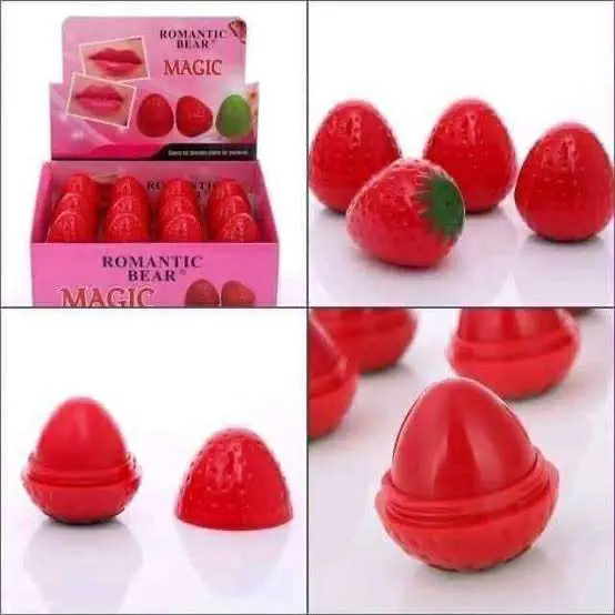 Picture of Forzero Strawberry Lip Balm Moisturizing Smooth Lip Lines Anti-Drying Lip Care Product