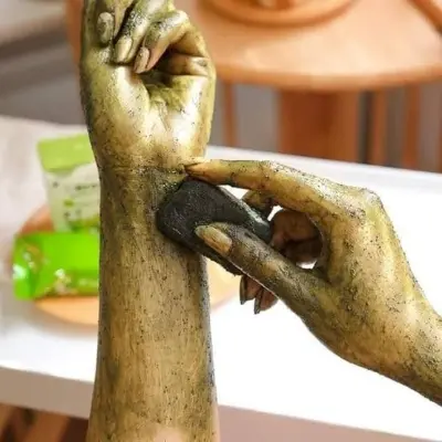 Picture of Broccoli Soap pure natural plant extract lemon cauliflower herbal scrub to brighten skin tone and lighten melanin soap