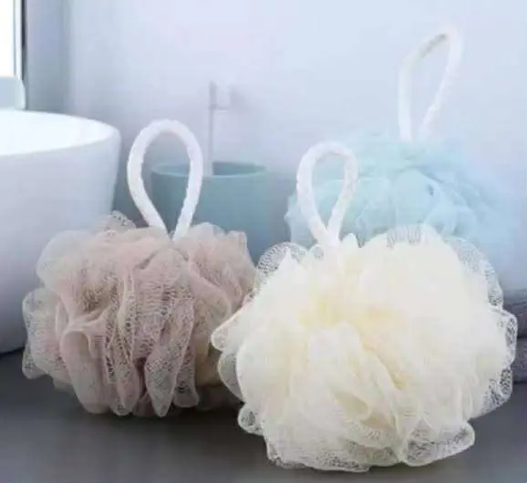 Picture of Loofah Bath Sponge for Gentle Exfoliation and Deep Cleansing - Body Brush Loofah Flower Bath Shower Washbowl Sponge - 1 PCS