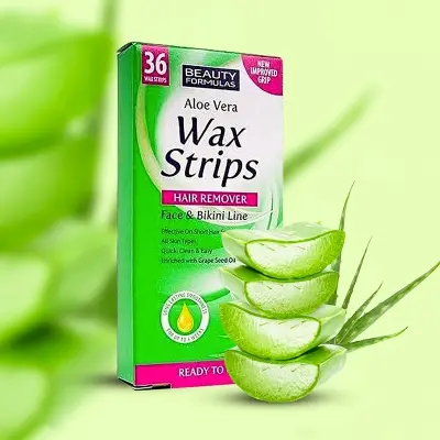 Picture of Aloe Vera Wax Strips Hair Remover 36 Strips
