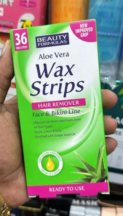 Picture of Aloe Vera Wax Strips Hair Remover 36 Strips