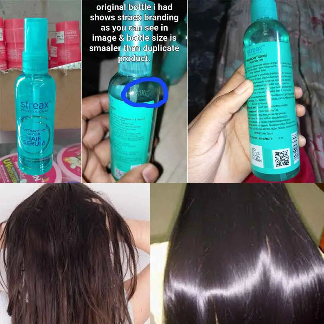 Picture of Streax Professional Hair Serum - 115ml (India)