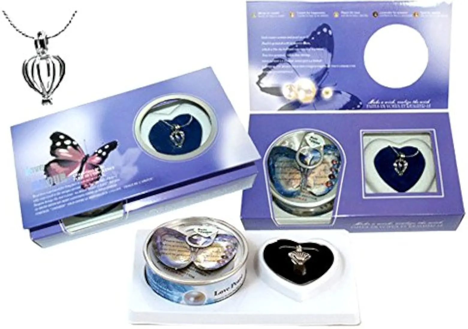 Picture of New 2025 Natural Oyster Wish Pearl Vacuum Can Pendant Necklace Charm Necklace Popular Fashion Women Jewelry Gift