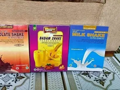 Picture of Milk Shake, Badam Shake, Chocolate Shake 3Pes (Combo Package) milkshake