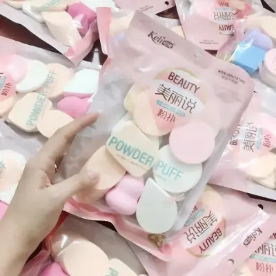 Picture of 13 Pcs Set of Powder Puff For Mackup