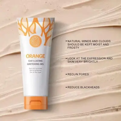 Picture of Orange Exfoliating Whitening Gel Orange Exfoliating Gel Scrub Face Whitening Whitening Lazy Cream For Face