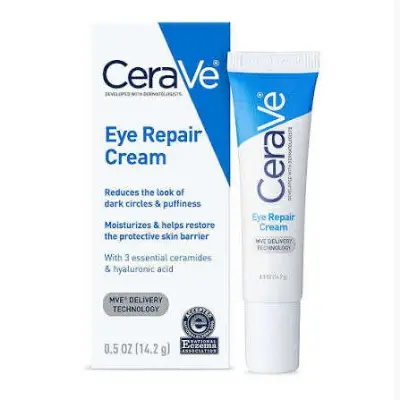 Picture of CeraVe Eye Repair Under Eye Cream for Dark Circles and Puffiness-14.2 g