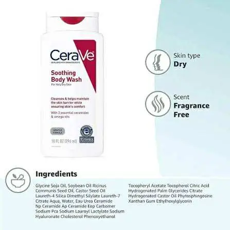 Picture of CeraVe Eczema Soothing Body Wash, 10 Fluid Ounce by CeraVe