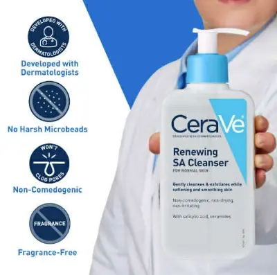 Picture of CeraVe Renewing SA Cleanser 237ml (Made in UK)
