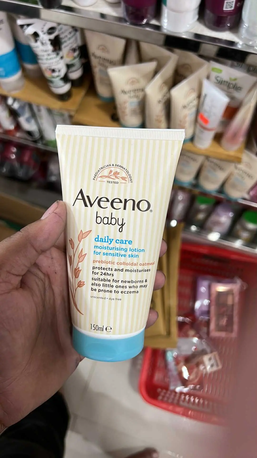 Picture of Aveeno Baby Daily Care Baby Moisturising Lotion 150ml