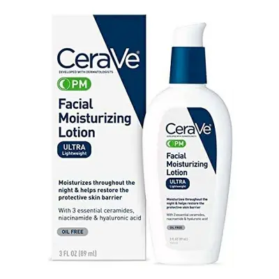 Picture of CeraVe PM Facial Moisturizing Lotion Fragrance Free for Nighttime 89 ml