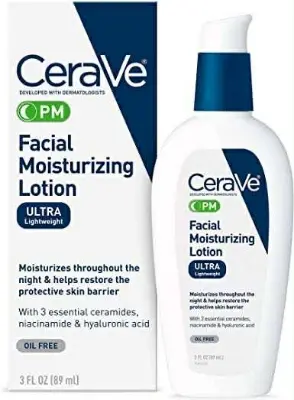Picture of CeraVe PM Facial Moisturizing Lotion Fragrance Free for Nighttime 89 ml