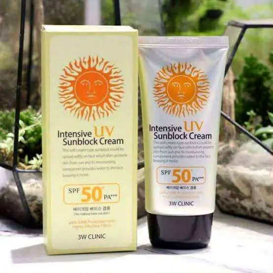 Picture of 3W Clinic Intensive UV Sunblock Cream-SPF50+ PA+++70ml