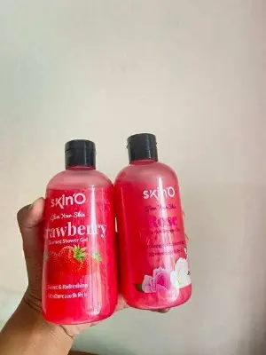 Picture of SKINO STRAWBERRY+ROSE COMBO SCENTED SHOWER GEL 220ML (made in bangladesh)