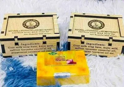 Picture of Premium Saffron Goat Milk Soap 100g