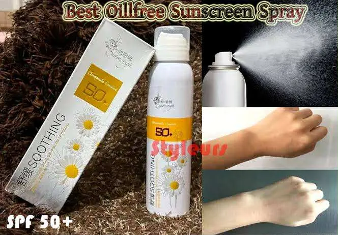 Picture of Chamomile Essence Shoothing, Moisturizing, Isolating And Protecting Sunscreen Spray SPF 50