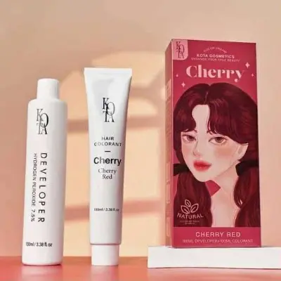 Picture of KOTA Hair Color Cream 100ml color+ 100ml developer  CHERRY RED