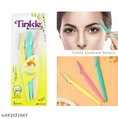 Picture of Eyebrow Razors Facial Hair Remover Shaver Trimmer Shaper for Women - 3Pcs