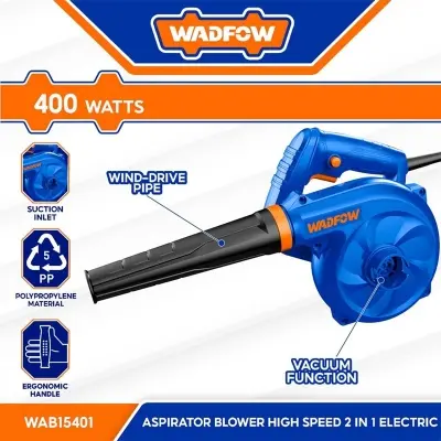 Picture of Wadfow Aspiration Blower 400Watt | 100% Copper Wiring With Fibber Material Bod