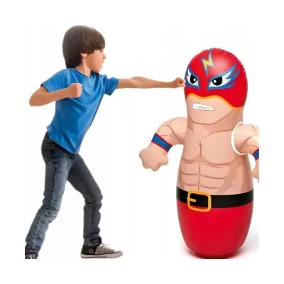 Picture of SpiderMan Kids Boxing Set Inflatable PVC Punching Bag Water Filled Heavy Ring Bouncer Funny Fitness Equipment